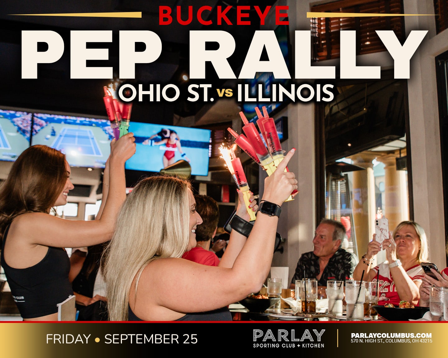 Ohio State vs Illinois Raffle Prizes, OSU All Girl Cheer Squad, Tailgate Games & More